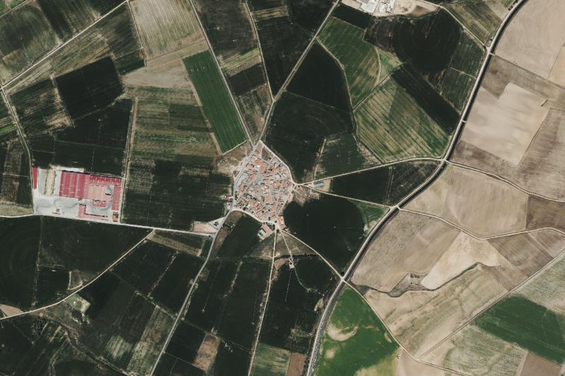 Ortofoto actual del núcleo de Cordovilla