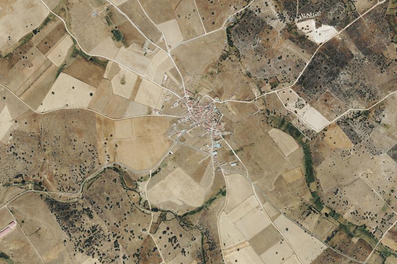 Ortofoto actual del núcleo de Chagarcía Medianero