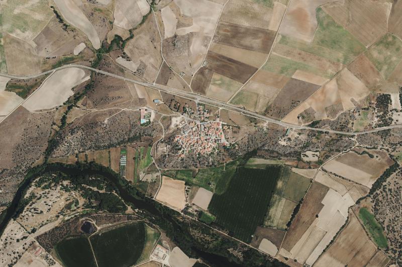 Ortofoto actual del núcleo de Juzbado