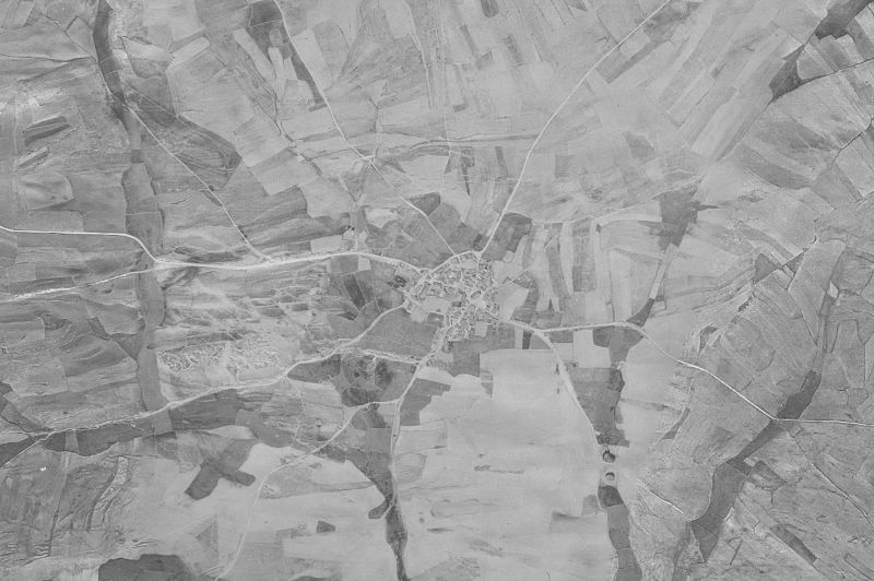 Ortofoto de 1956-1957 del núcleo de Martinamor