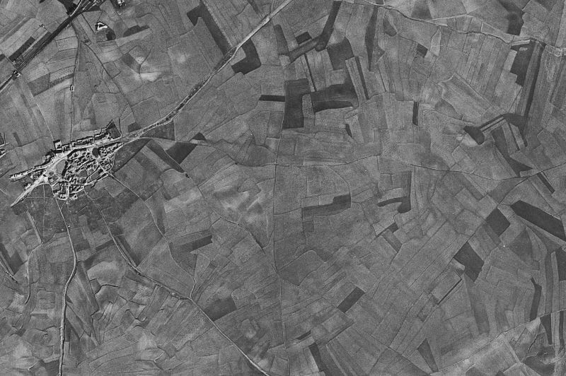Ortofoto de 1956-1957 del núcleo de Moriscos