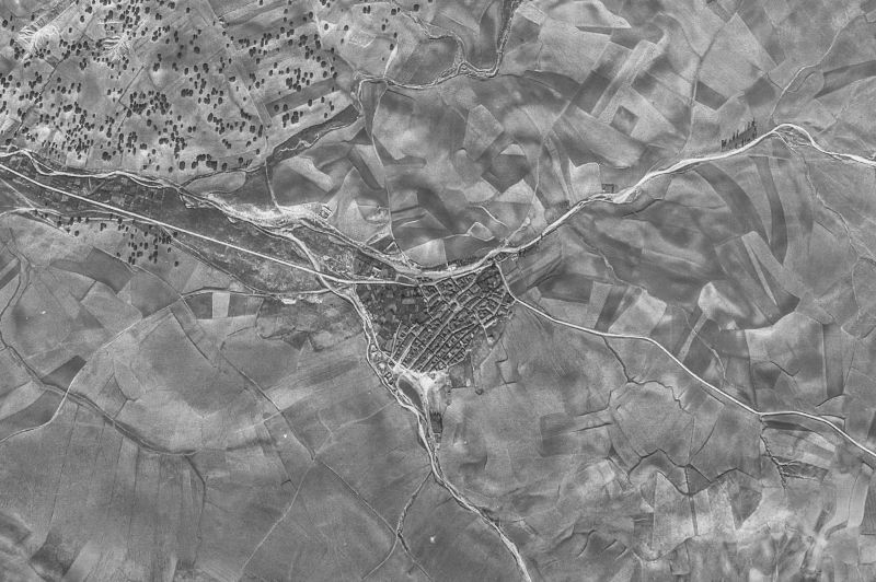 Ortofoto de 1956-1957 del núcleo de Navales