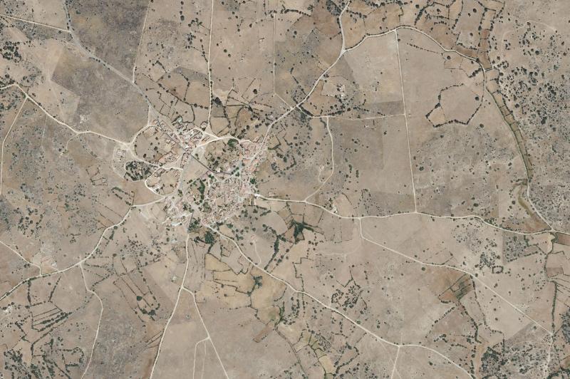 Ortofoto actual del núcleo de Navamorales