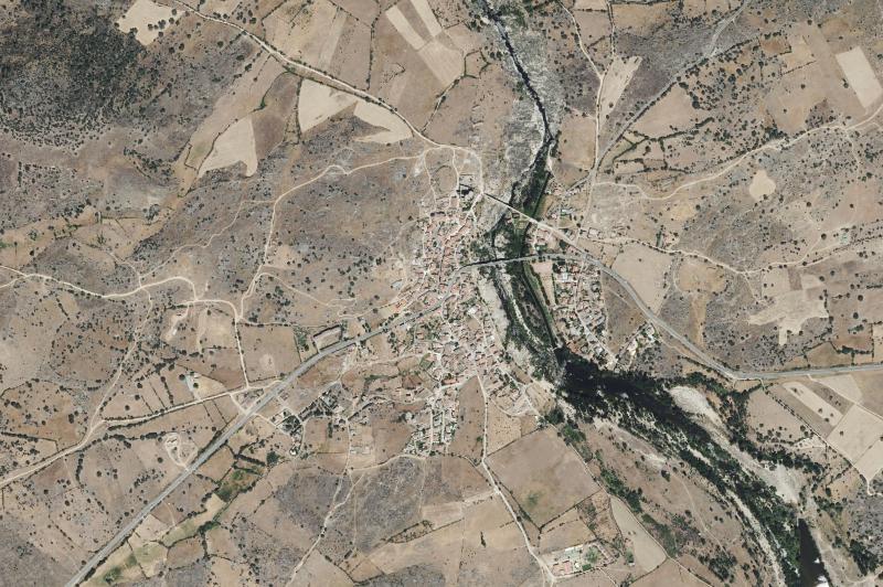 Ortofoto actual del núcleo de Puente del Congosto