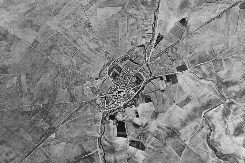 Ortofoto de 1956-1957 del núcleo de Rágama