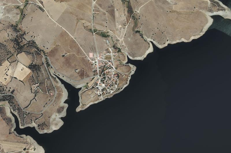Ortofoto actual del núcleo de Salvatierra de Tormes