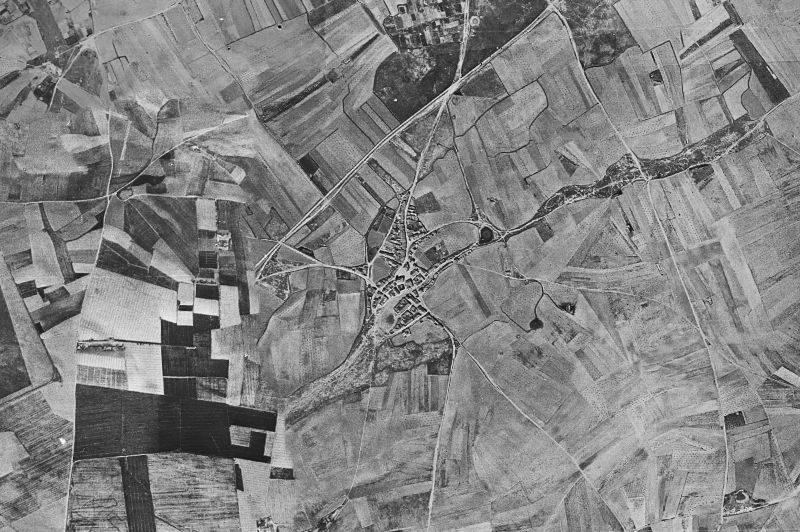Ortofoto de 1956-1957 del núcleo de San Morales