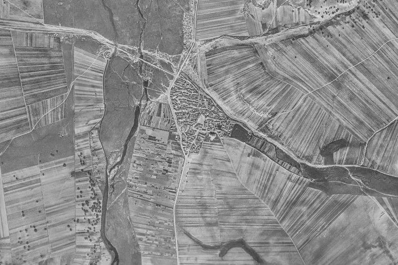 Ortofoto de 1956-1957 del núcleo de San Muñoz