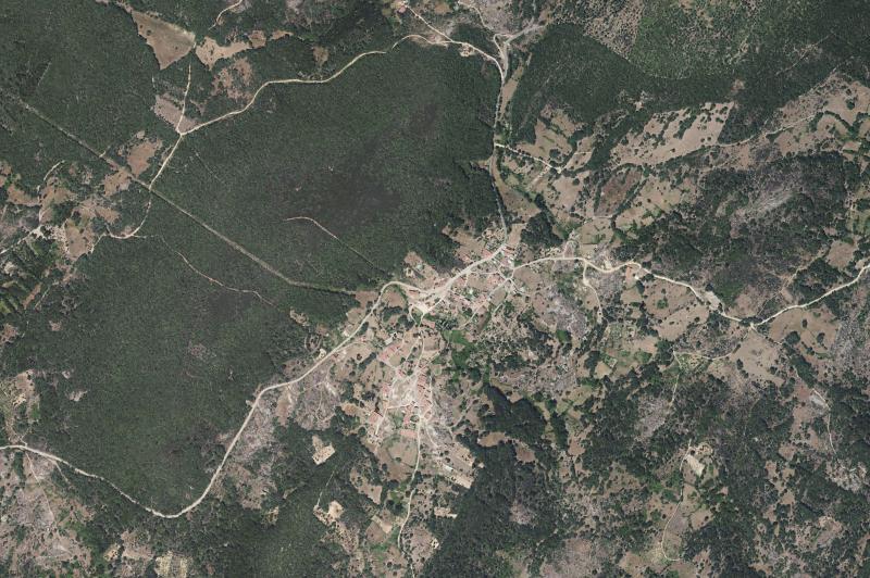 Ortofoto actual del núcleo de El Tornadizo