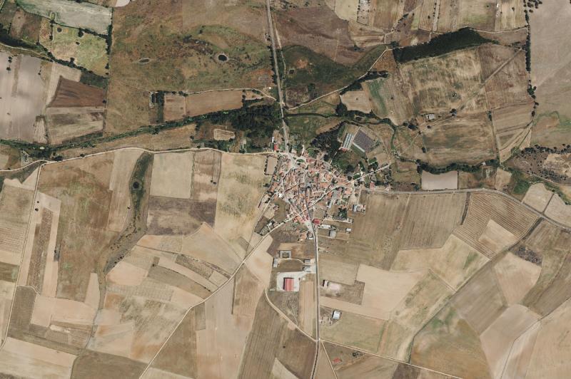 Ortofoto actual del núcleo de Torresmenudas