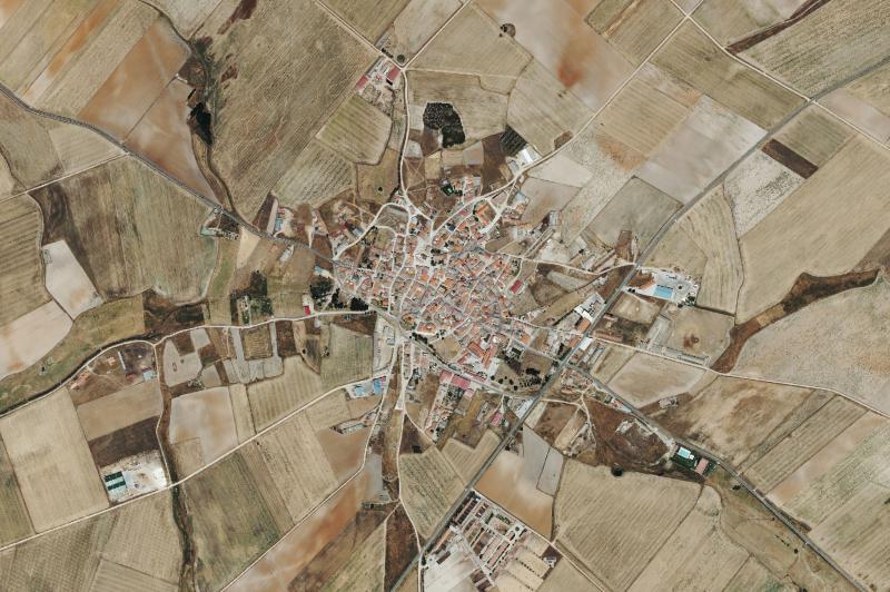Ortofoto actual del núcleo de Valdecarros