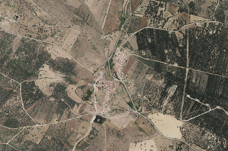 Ortofoto actual del núcleo de Las Veguillas