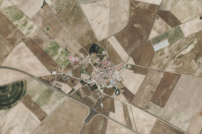 Ortofoto actual del núcleo de Villar de Gallimazo