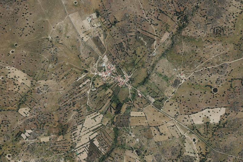 Ortofoto actual del núcleo de Villar de Samaniego