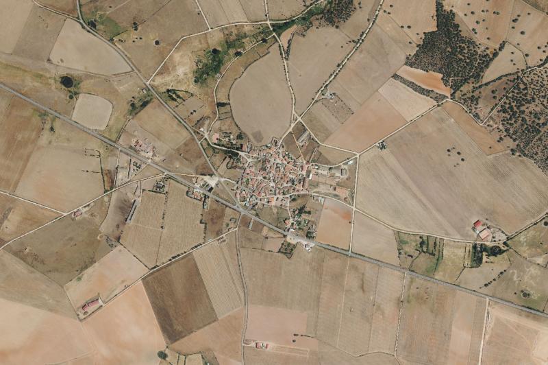 Ortofoto actual del núcleo de Villarmayor