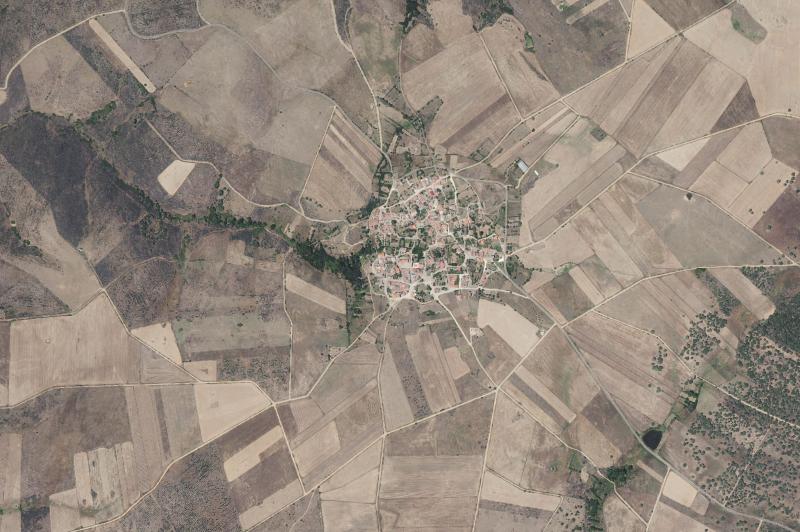 Ortofoto actual del núcleo de Zamarra