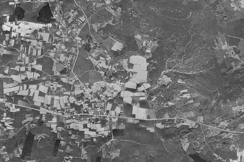 Ortofoto de 1956-1957 del núcleo de Arnuero
