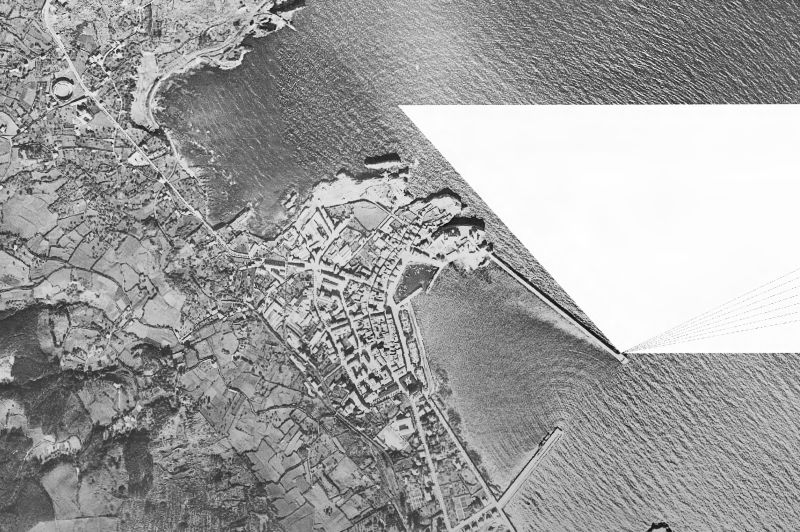 Ortofoto de 1956-1957 del núcleo de Castro-Urdiales