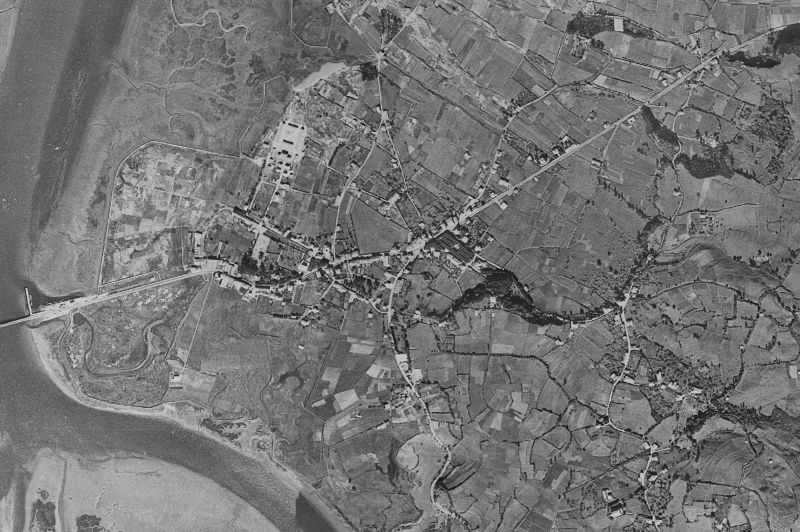 Ortofoto de 1956-1957 del núcleo de Colindres