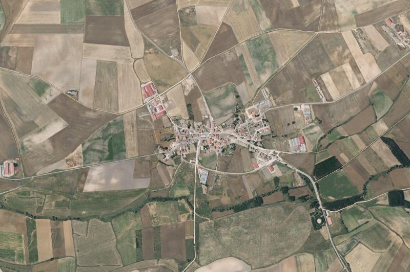 Ortofoto actual del núcleo de Barbolla