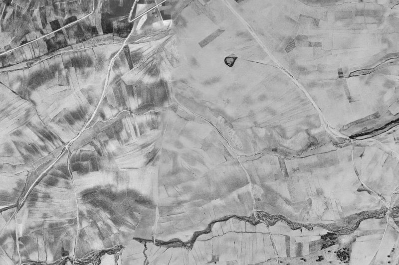 Ortofoto de 1956-1957 del núcleo de Bercial