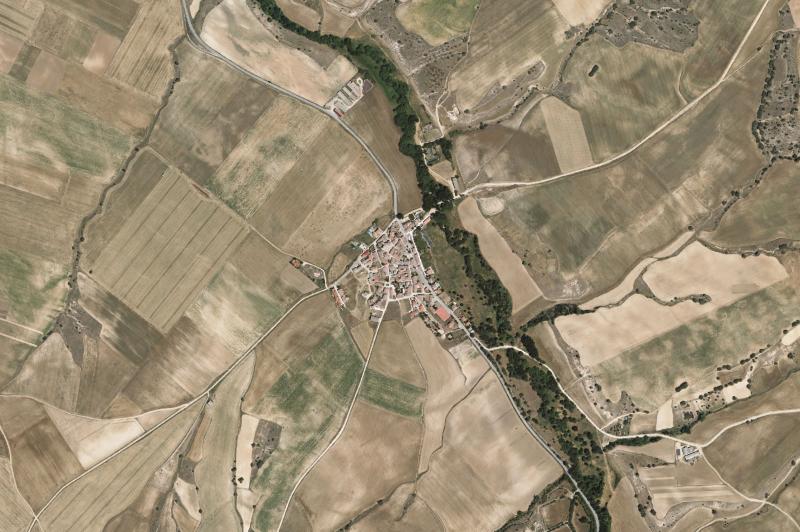 Ortofoto actual del núcleo de Cabañas de Polendos