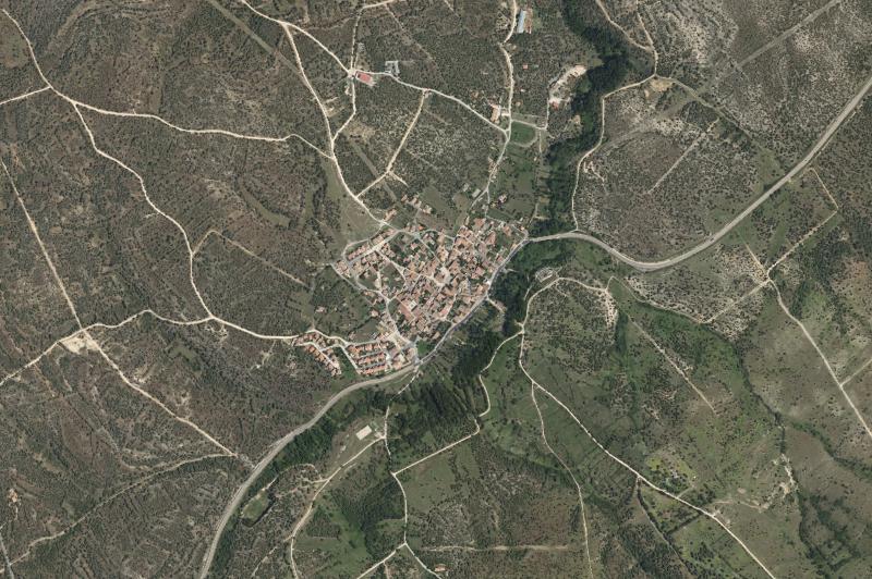 Ortofoto actual del núcleo de Casla