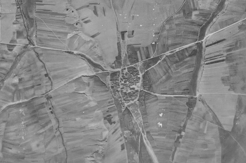 Ortofoto de 1956-1957 del núcleo de Corral de Ayllón