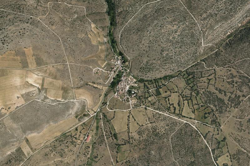 Ortofoto actual del núcleo de Cubillo