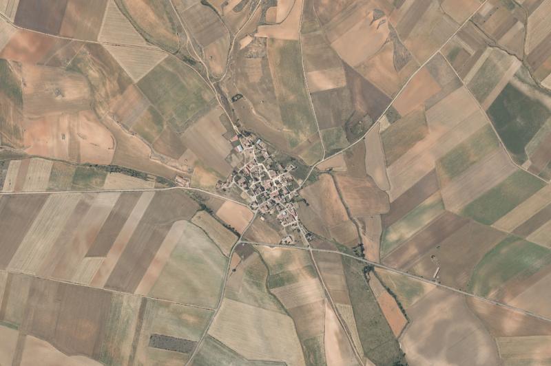 Ortofoto actual del núcleo de Encinas