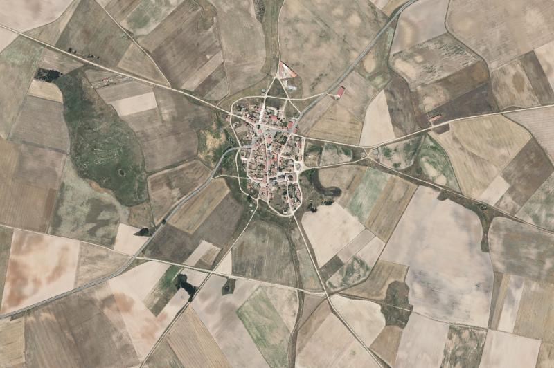 Ortofoto actual del núcleo de Marazuela