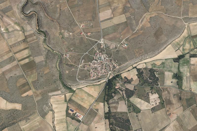 Ortofoto actual del núcleo de La Matilla