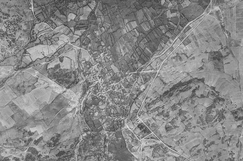 Ortofoto de 1956-1957 del núcleo de Navafría