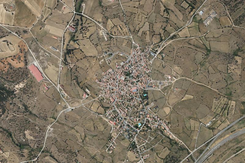 Ortofoto actual del núcleo de Otero de Herreros
