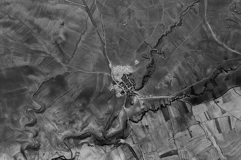 Ortofoto de 1956-1957 del núcleo de Roda de Eresma