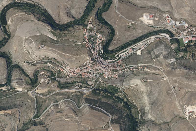 Ortofoto actual del núcleo de Sepúlveda
