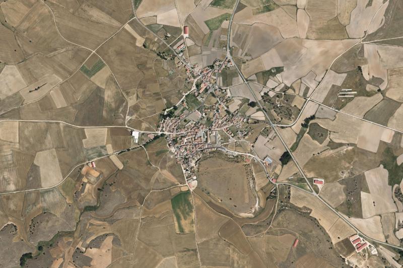 Ortofoto actual del núcleo de Torreiglesias