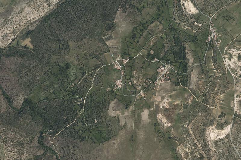 Ortofoto actual del núcleo de Ventosilla y Tejadilla