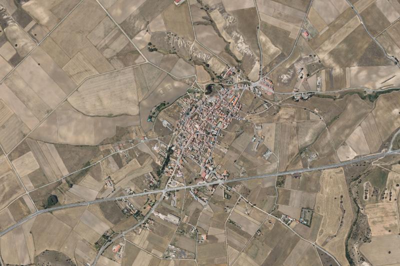 Ortofoto actual del núcleo de Zarzuela del Monte