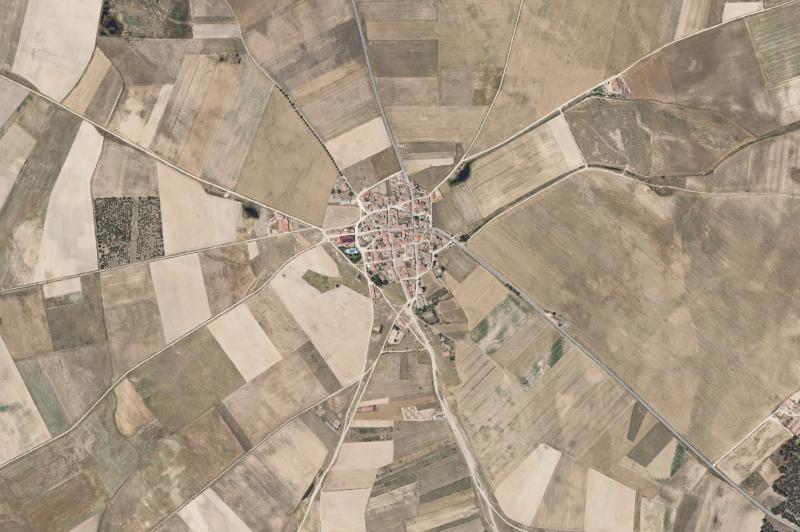 Ortofoto actual del núcleo de Marazoleja