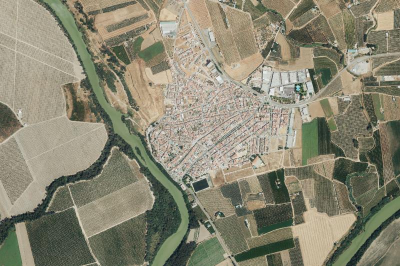 Ortofoto actual del núcleo de Alcolea del Río