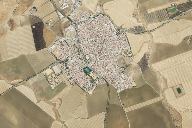 Ortofoto actual del núcleo de La Campana