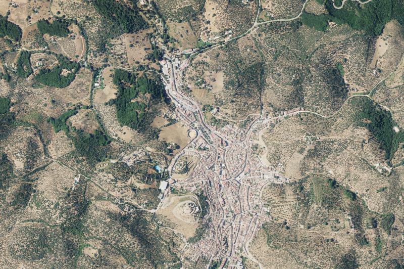 Ortofoto actual del núcleo de Constantina