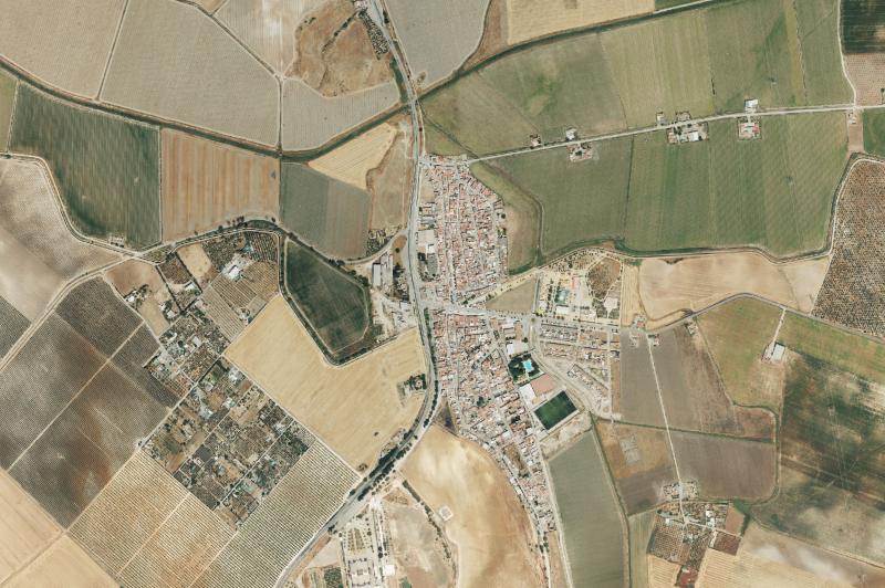 Ortofoto actual del núcleo de El Palmar de Troya