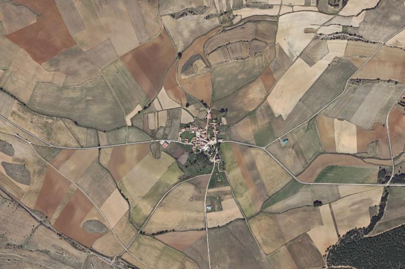 Ortofoto actual del núcleo de Arancón