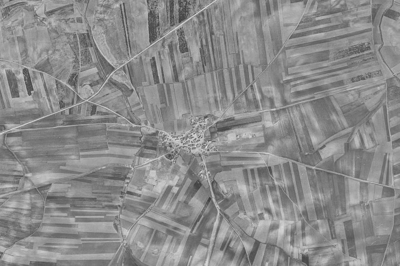 Ortofoto de 1956-1957 del núcleo de Borjabad