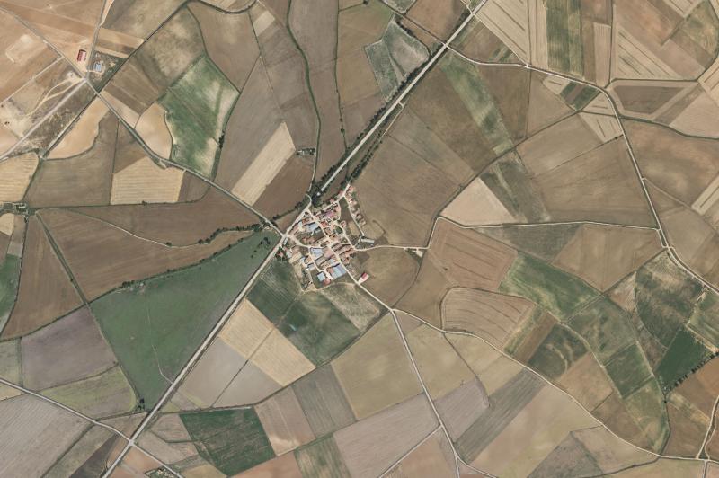 Ortofoto actual del núcleo de Buitrago
