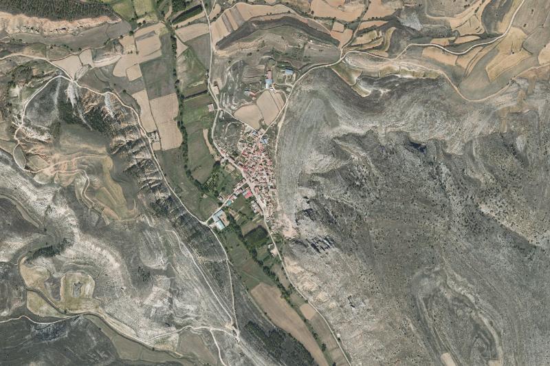 Ortofoto actual del núcleo de Cihuela