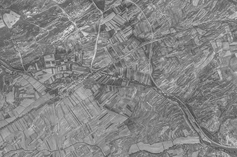 Ortofoto de 1956-1957 del núcleo de Golmayo