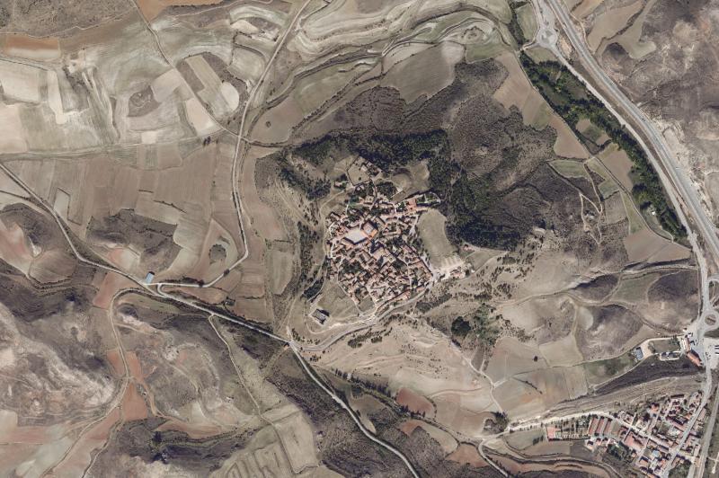 Ortofoto actual del núcleo de Medinaceli